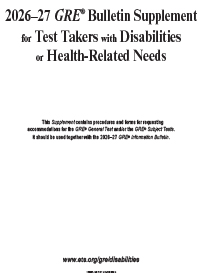 2024 to 2025 GRE Bulletin Supplement