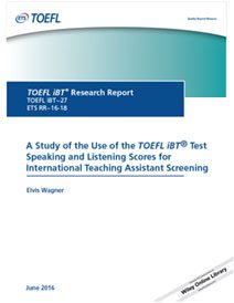 国際ティーチングアシスタント選考におけるTOEFL iBTのスピーキングおよびリスニングスコアの利用に関する研究について、さらに詳しくお読みください