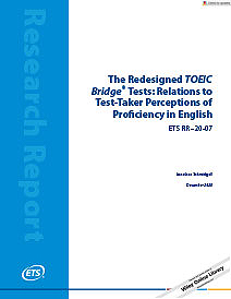 『再設計されたTOEICブリッジテスト:受験者の英語能力認識との関係』を読む